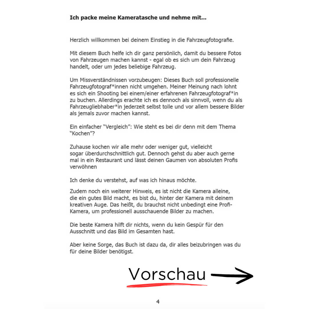 Buch - Autos fotografieren