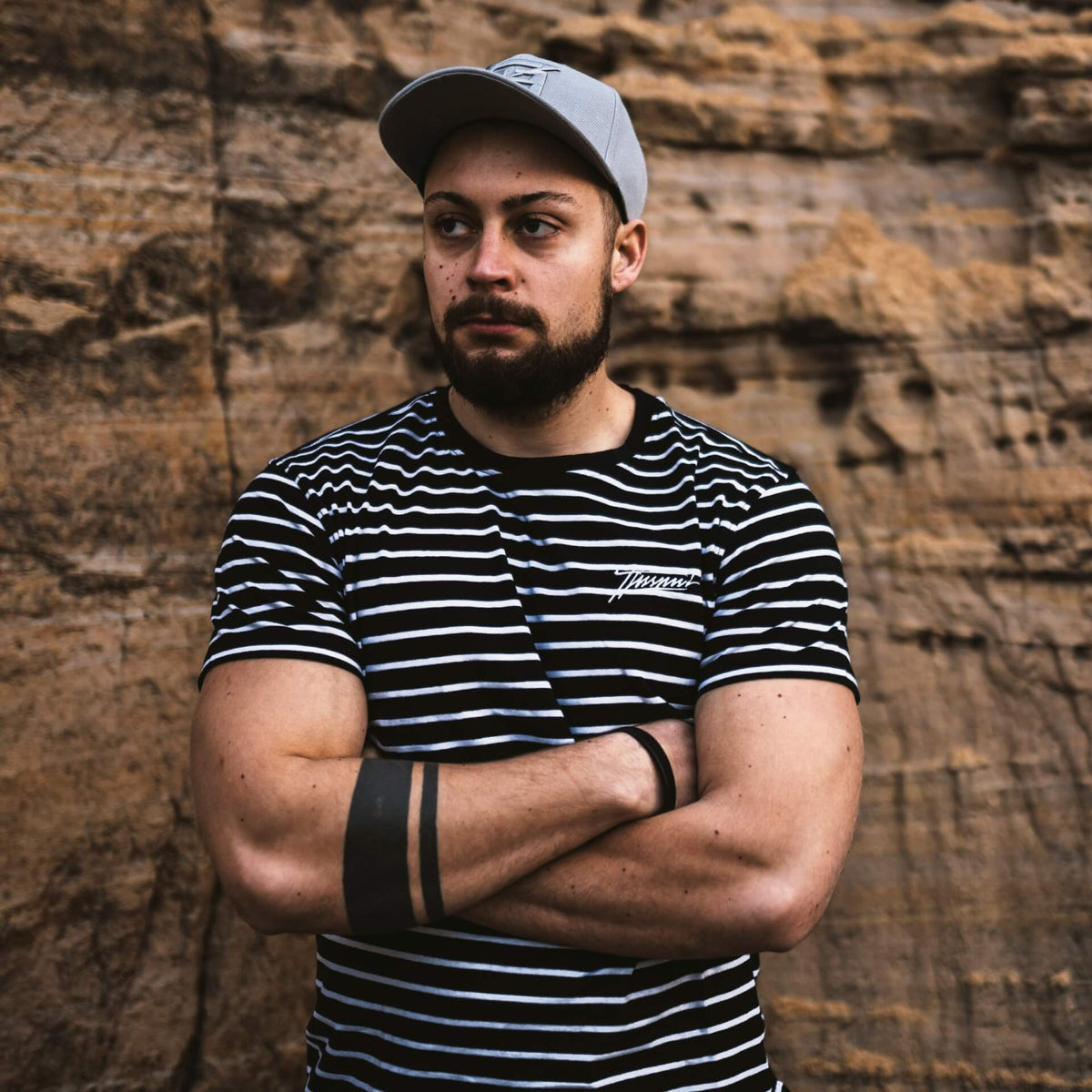 T-Shirt - TFNSPNT® - STRIPES - black/white