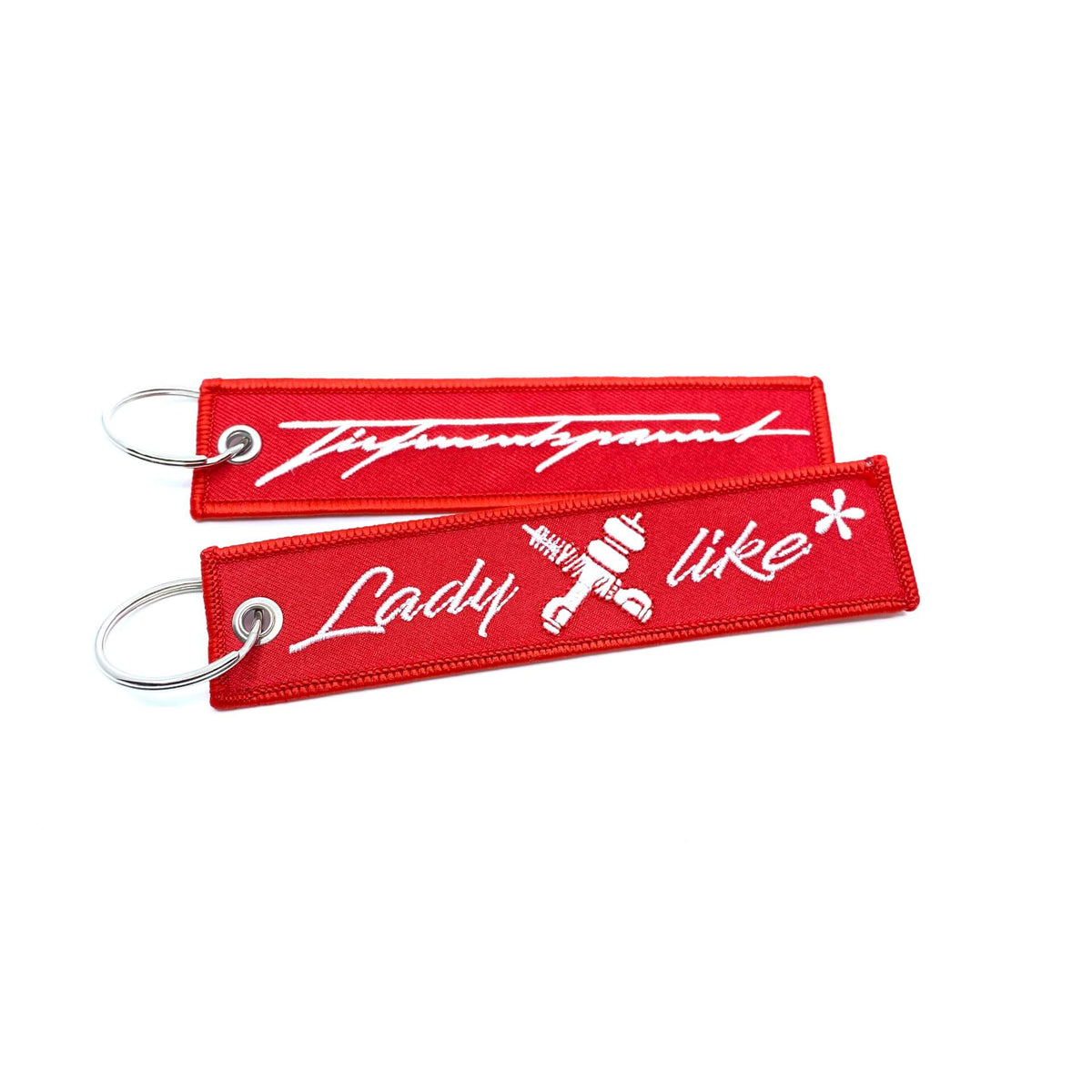 Keychain - Deeply Relaxed - LadyXLike - red/white