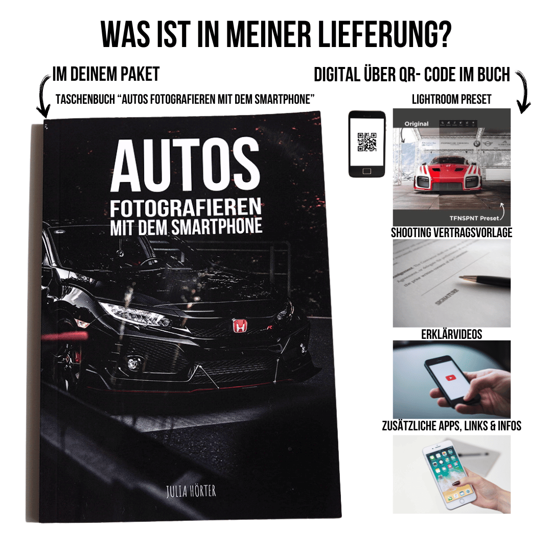 Buch - Autos fotografieren - Smartphone Version