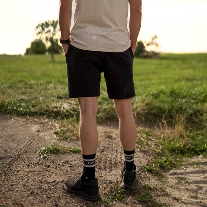 Shorts - RESTART - schwarz
