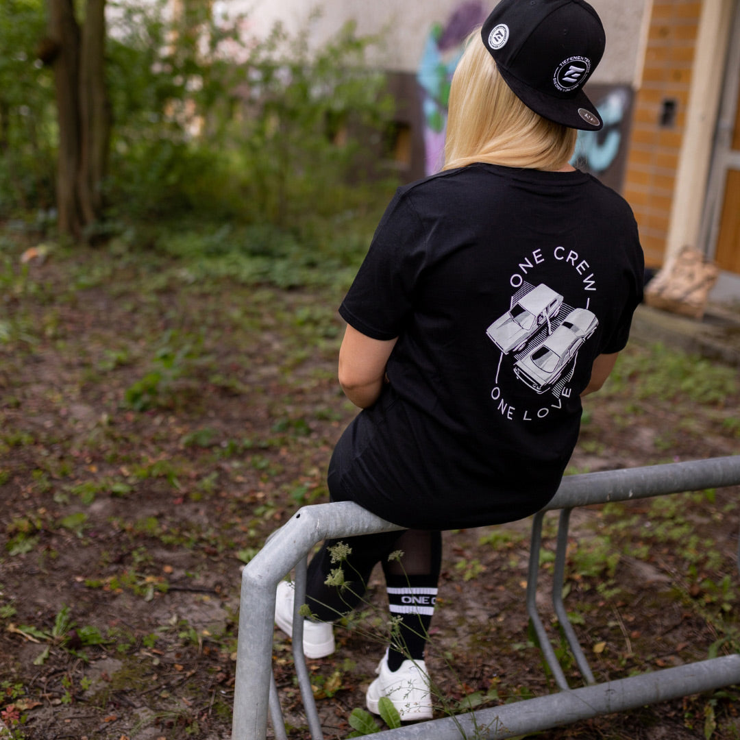 T-Shirt - RESTART - schwarz