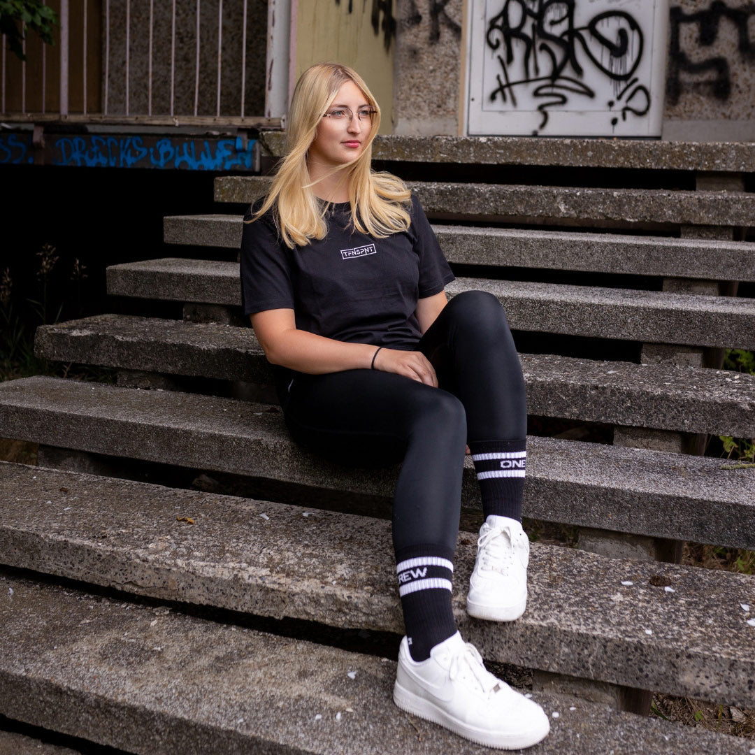 T-Shirt - RESTART - schwarz