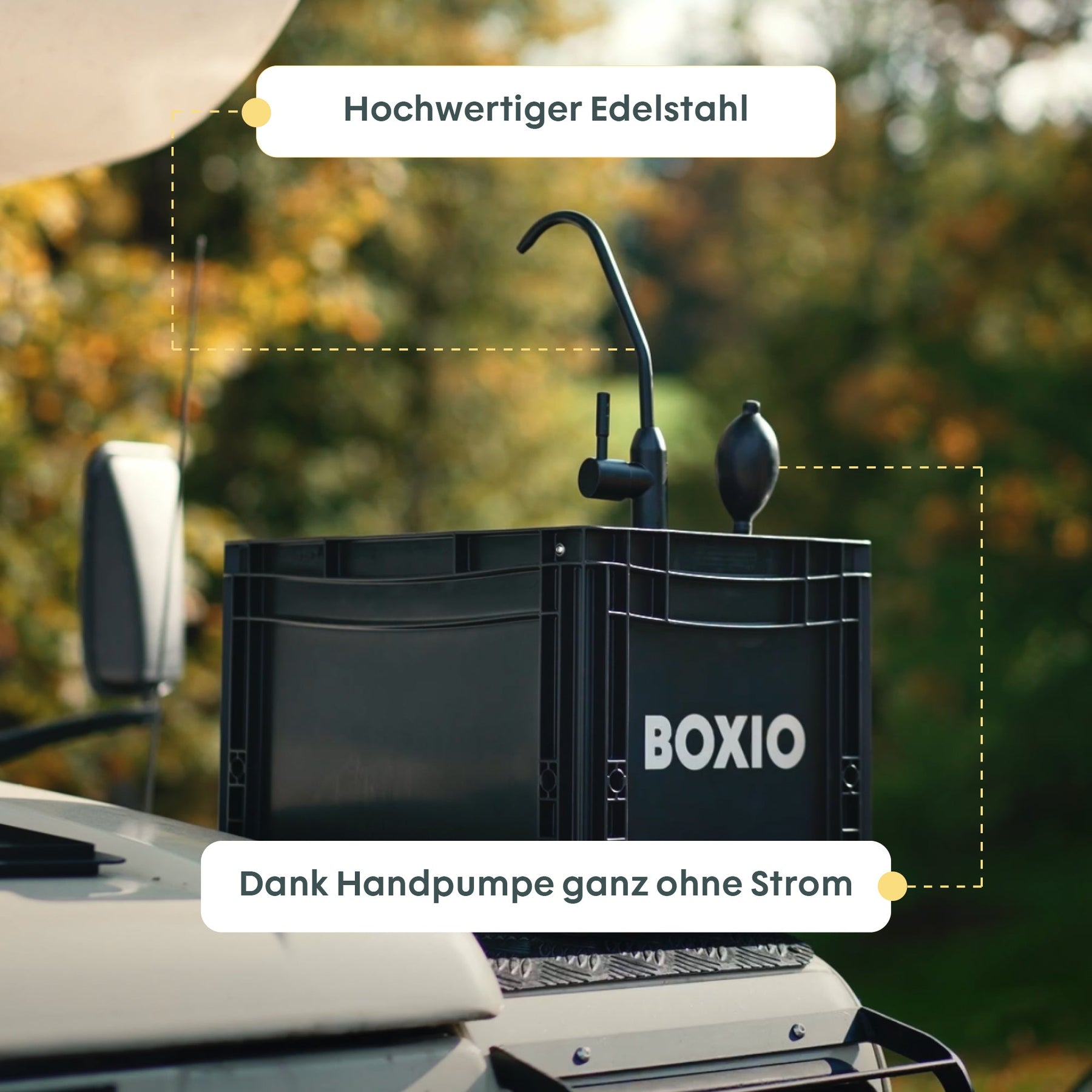 BOXIO WASH | Mobiles Waschbecken
