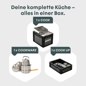 Camping-Kochset I BOXIO COOK MAX+