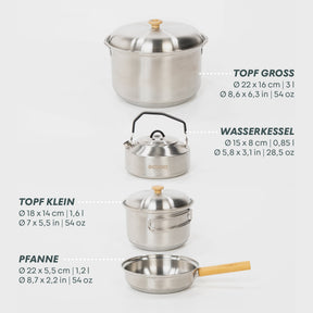 Camping-Kochset I BOXIO COOK MAX+