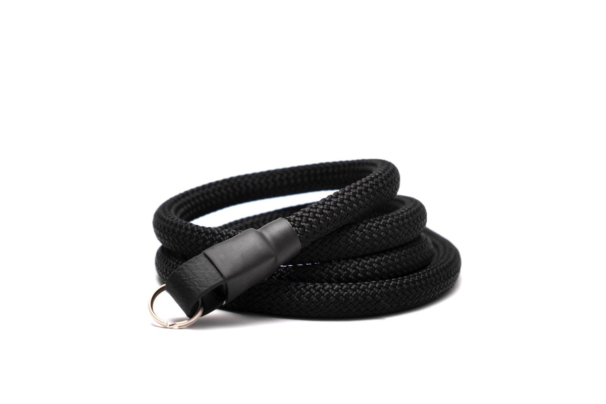seam strap Kameragurt ROPE - Schwarz aus Nylon