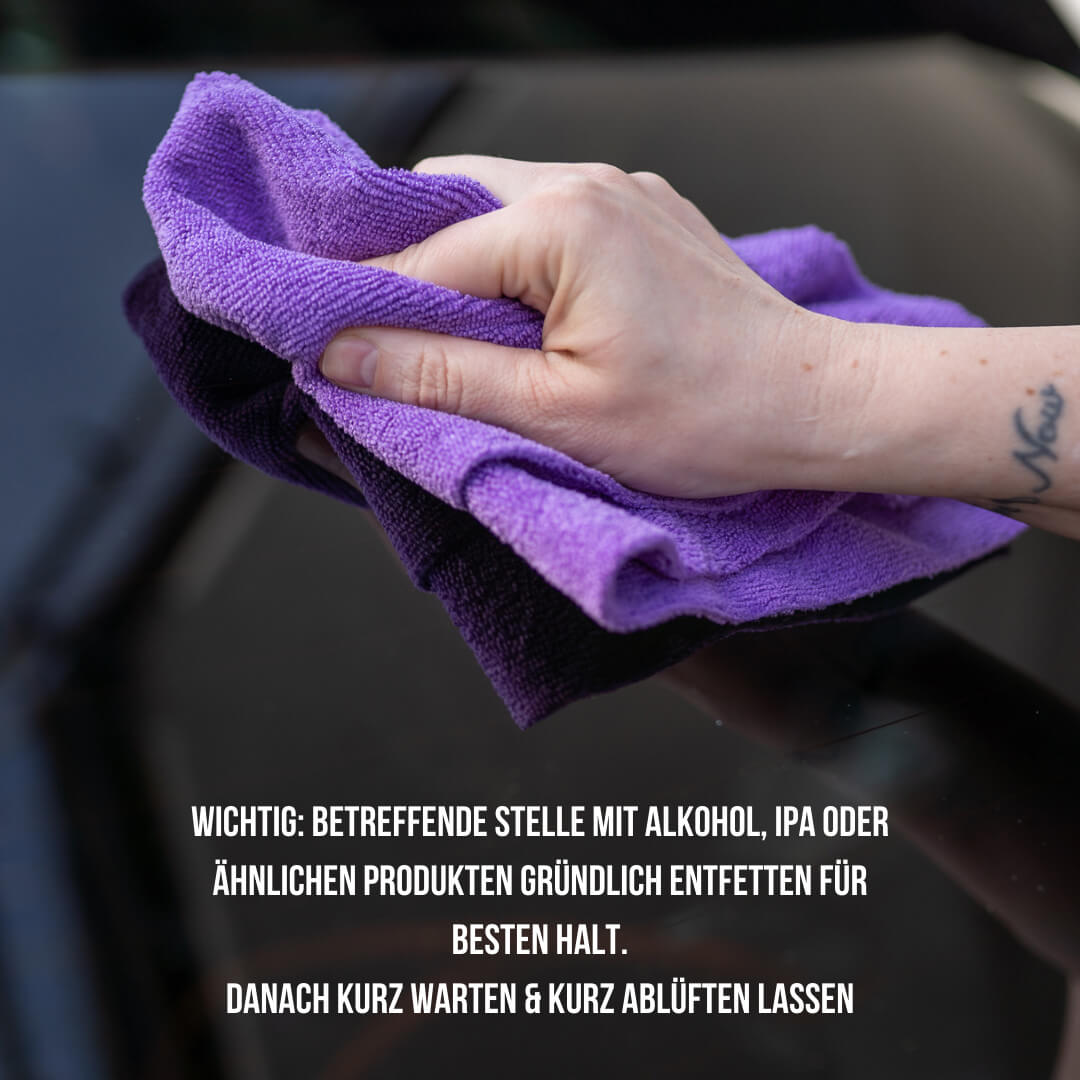 Autoaufkleber - Tiefenentspannt - Schreibschrift