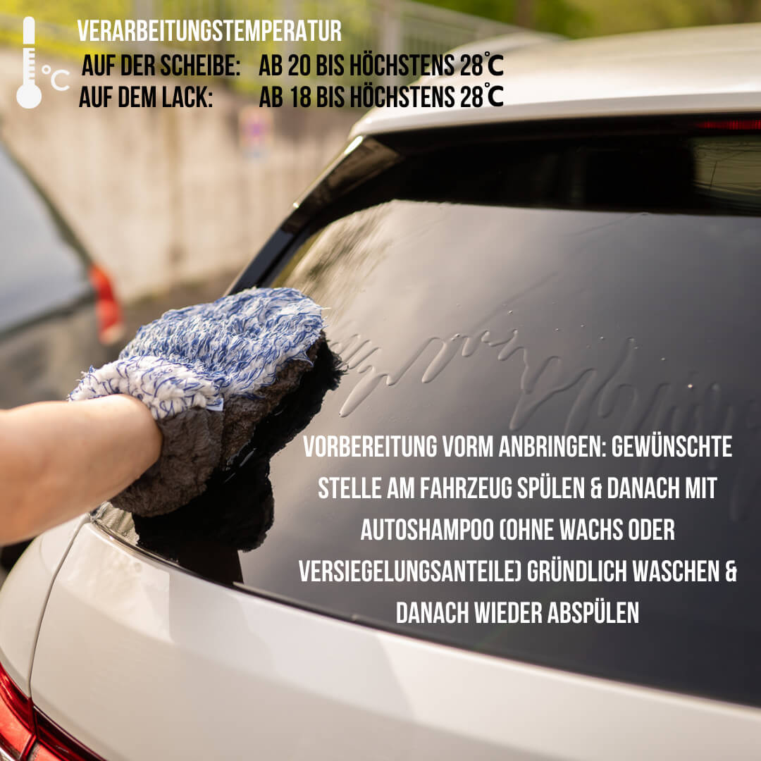 Autoaufkleber - Tiefenentspannt - Schreibschrift
