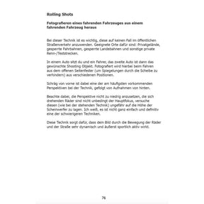 Buch - Autos fotografieren - Smartphone Version