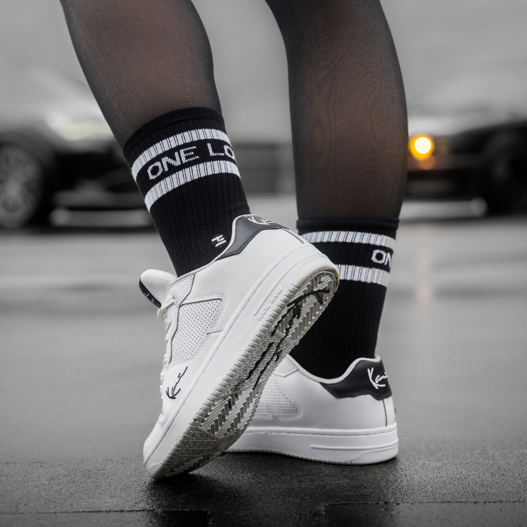 Socken - Crew Socks - TFNSPNT® - schwarz/weiß
