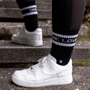 Socken - Crew Socks - TFNSPNT® - schwarz/weiß