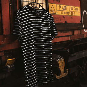 T-Shirt - TFNSPNT® - STRIPES - schwarz/weiß