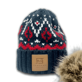 Beanie - TFNSPNT® - blau/rot