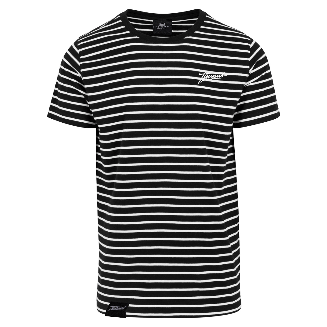 T-Shirt - TFNSPNT® - STRIPES - schwarz/weiß